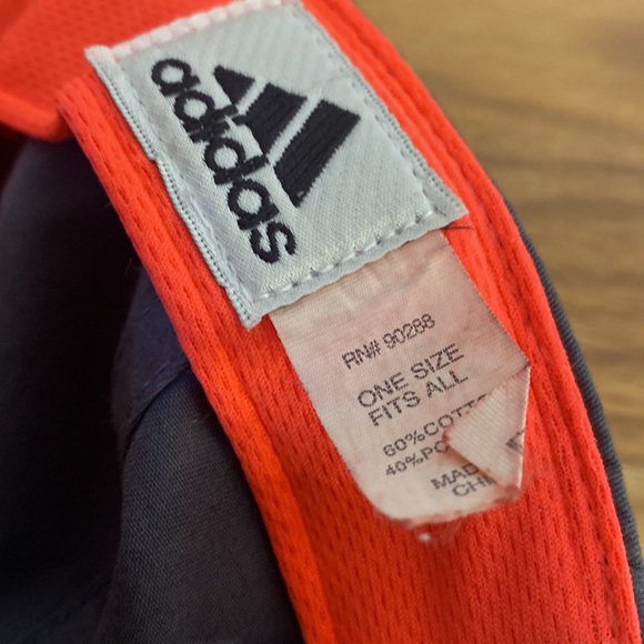 Adidas Climalite Hat Cap Women’s One Size Adjustable Strap Gray and Pink 90266 - Picture 10 of 12